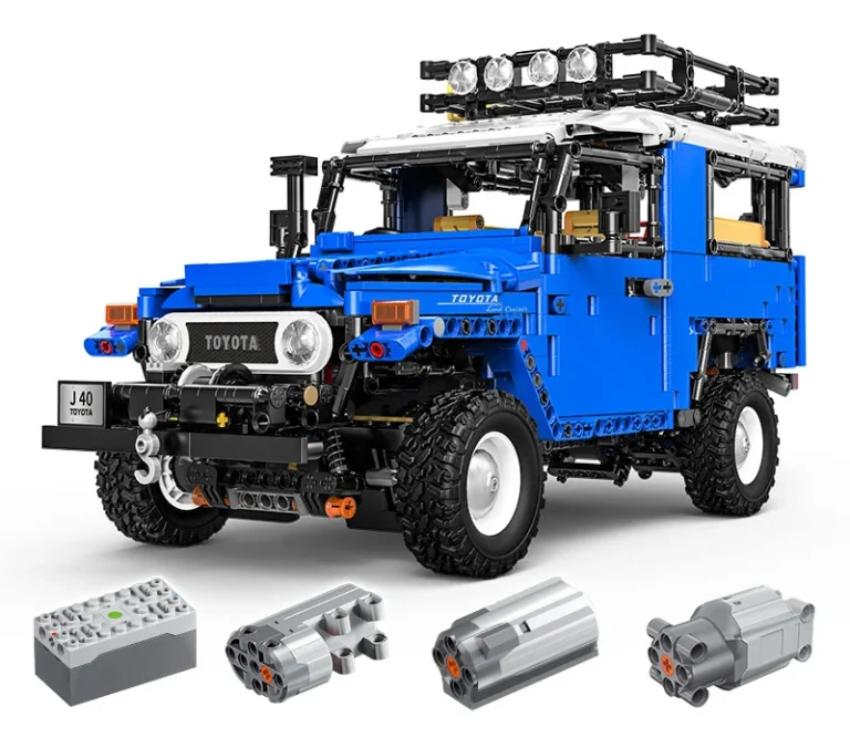 Građevinske Kockice Terenski Auto 2101 Dijelova, Plavi 2