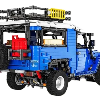 Građevinske Kockice Terenski Auto 2101 Dijelova, Plavi 3