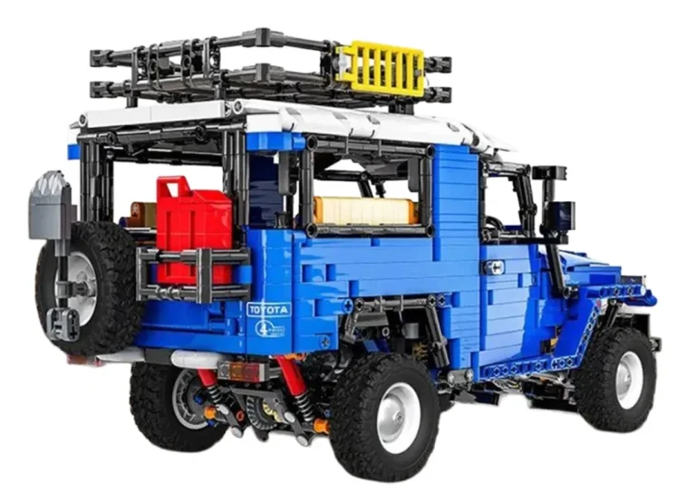 Građevinske Kockice Terenski Auto 2101 Dijelova, Plavi 3