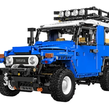 Građevinske Kockice Terenski Auto 2101 Dijelova, Plavi 4