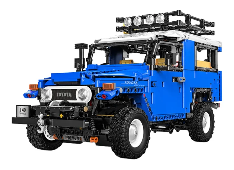 Građevinske Kockice Terenski Auto 2101 Dijelova, Plavi 4