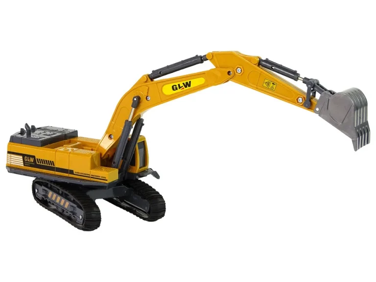 Građevinsko Vozilo Žuti Caterpillar Bager 1:55 3