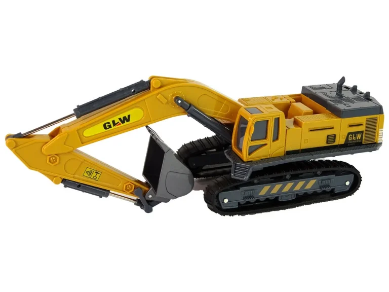 Građevinsko Vozilo Žuti Caterpillar Bager 1:55 4