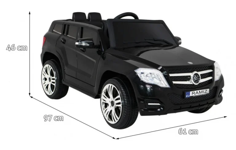 Gradski Auto Na Akumulator S Daljinskim, Crni 2