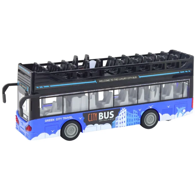 Gradski Autobus Na Kat 1:16 Svjetla Za Vožnju Zvuče Plavo 2