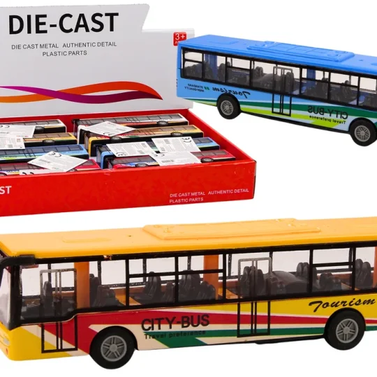 Gradski Autobus S Frikcionim Pogonom, 15 Cm, Metalni 1