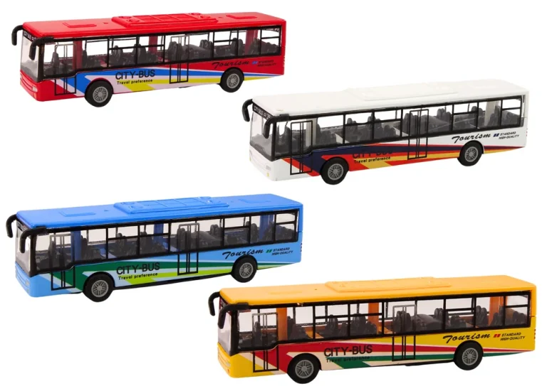 Gradski Autobus S Frikcionim Pogonom, 15 Cm, Metalni 2