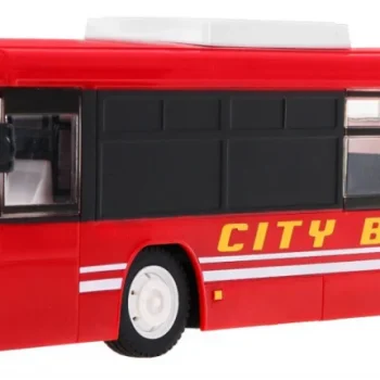 Gradski Autobus Za Djecu 6+ Godina, Daljinski Upravljani, Crveni, 1:20 Pokretni Dijelovi, Crvena 5