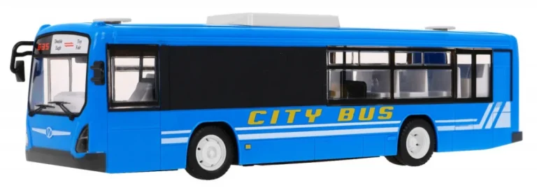 Gradski Autobus Za Djecu 6+ Godina, Daljinski Upravljani, Plavi, 1:20, Pokretni Dijelovi, Plava 4