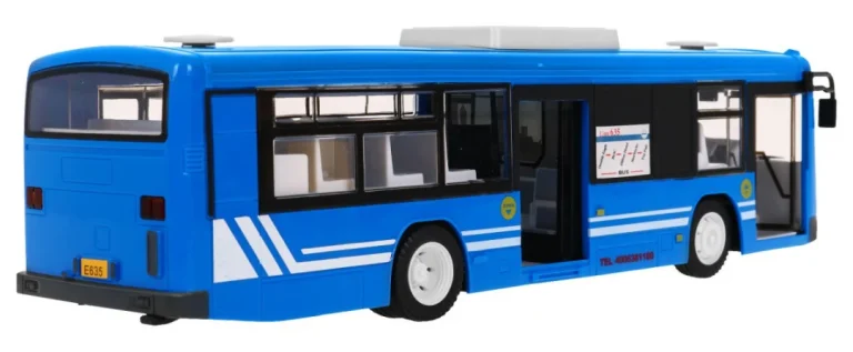 Gradski Autobus Za Djecu 6+ Godina, Daljinski Upravljani, Plavi, 1:20, Pokretni Dijelovi, Plava 6