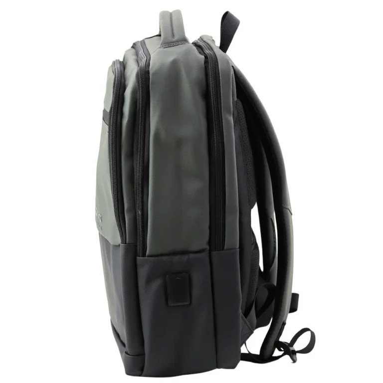 Gradski Poslovni Ruksak S Usb Džepom Za Prijenosno Računalo, Crno Siv, 16l 41cm 2