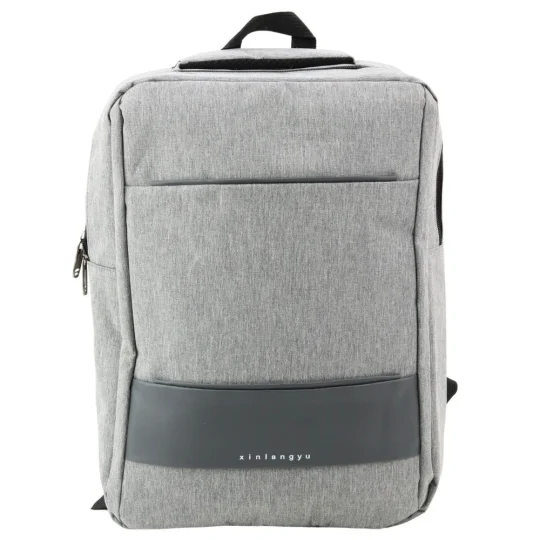 Gradski Poslovni Ruksak S Usb Om I Srednjim Pretincem, Sivi, 14l 40cm 1