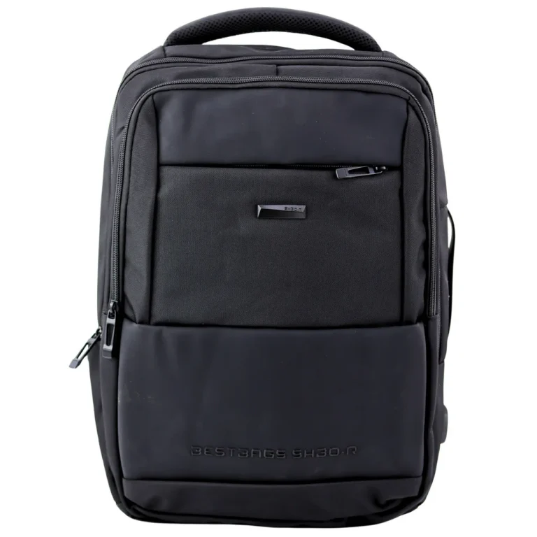 Gradski Poslovni Ruksak S Usb Remenom Za Prsa, Crni, 26l 45cm 1