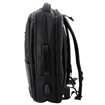 Gradski Poslovni Ruksak S Usb Remenom Za Prsa, Crni, 26l 45cm 2