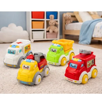 Gradski Set Automobila Za Djecu, Svjetla I Zvukovi, 18 Mj.+ 7
