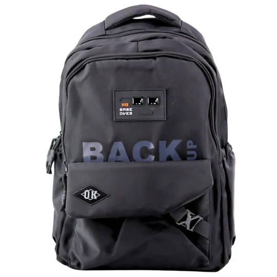 Gradski školski Ruksak S 6 Džepova, Crni, 23l, 46 Cm 1