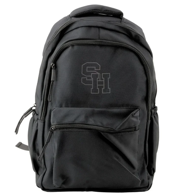 Gradski školski Ruksak Sa Srednjim Pretincem, Crni, 38 Cm, 20 L 1