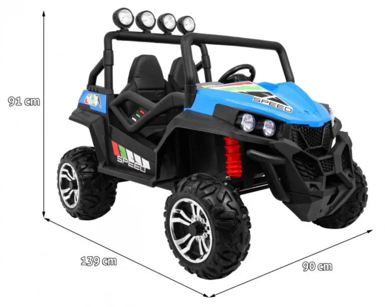 Grand Buggy Strong Lift 4x4 Na Akumulator, Plavi 2