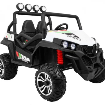 Grand Buggy Strong Lift Za Djecu Bijela + 4x4 Pogon + Daljinski Upravljač + Nosač Za Prtljagu + Mp3 10