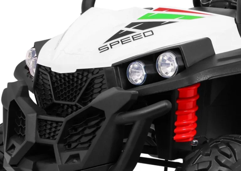 Grand Buggy Strong Lift Za Djecu Bijela + 4x4 Pogon + Daljinski Upravljač + Nosač Za Prtljagu + Mp3 11