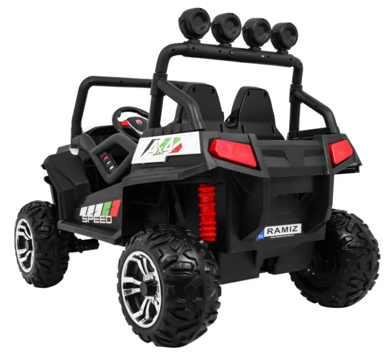 Grand Buggy Strong Lift Za Djecu Bijela + 4x4 Pogon + Daljinski Upravljač + Nosač Za Prtljagu + Mp3 5
