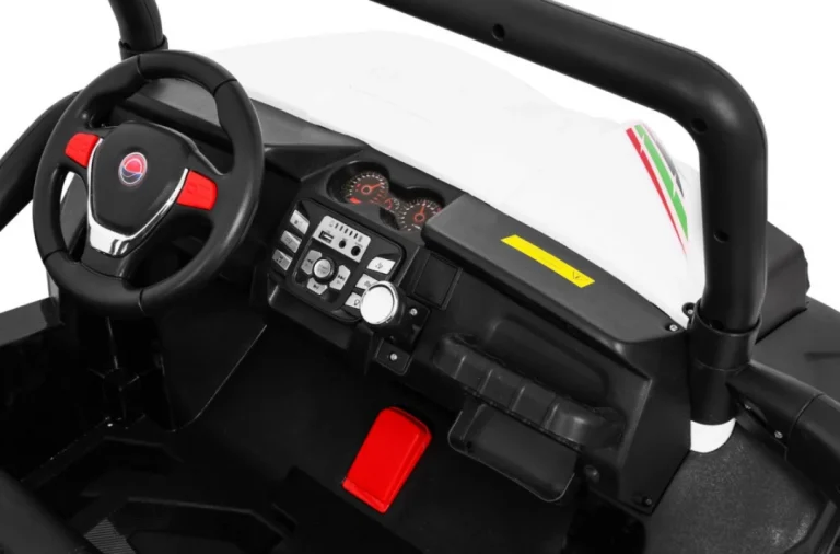 Grand Buggy Strong Lift Za Djecu Bijela + 4x4 Pogon + Daljinski Upravljač + Nosač Za Prtljagu + Mp3 8