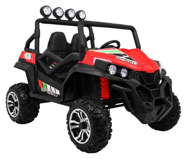 Grand Buggy Strong Lift Za Djecu Crveni + 4x4 Pogon + Daljinski Upravljač + Nosač Za, Crvena 11