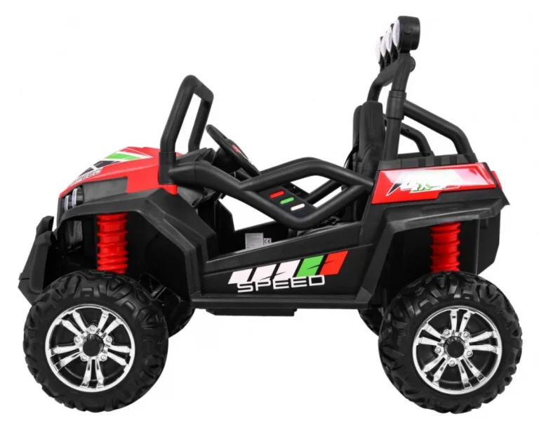 Grand Buggy Strong Lift Za Djecu Crveni + 4x4 Pogon + Daljinski Upravljač + Nosač Za, Crvena 4