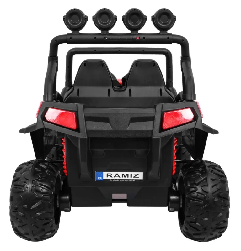 Grand Buggy Strong Lift Za Djecu Crveni + 4x4 Pogon + Daljinski Upravljač + Nosač Za, Crvena 6