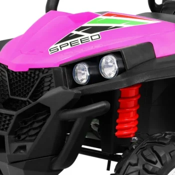 Grand Buggy Strong Lift Za Djecu Roza + 4x4 Pogon + Daljinski Upravljač + Nosač Za Prtljagu + Mp3 12