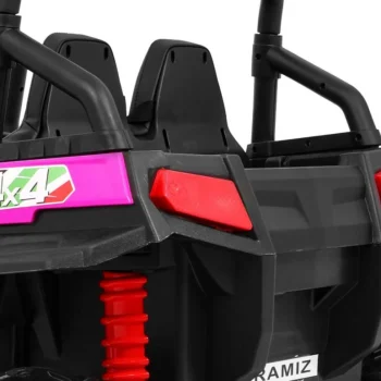 Grand Buggy Strong Lift Za Djecu Roza + 4x4 Pogon + Daljinski Upravljač + Nosač Za Prtljagu + Mp3 13