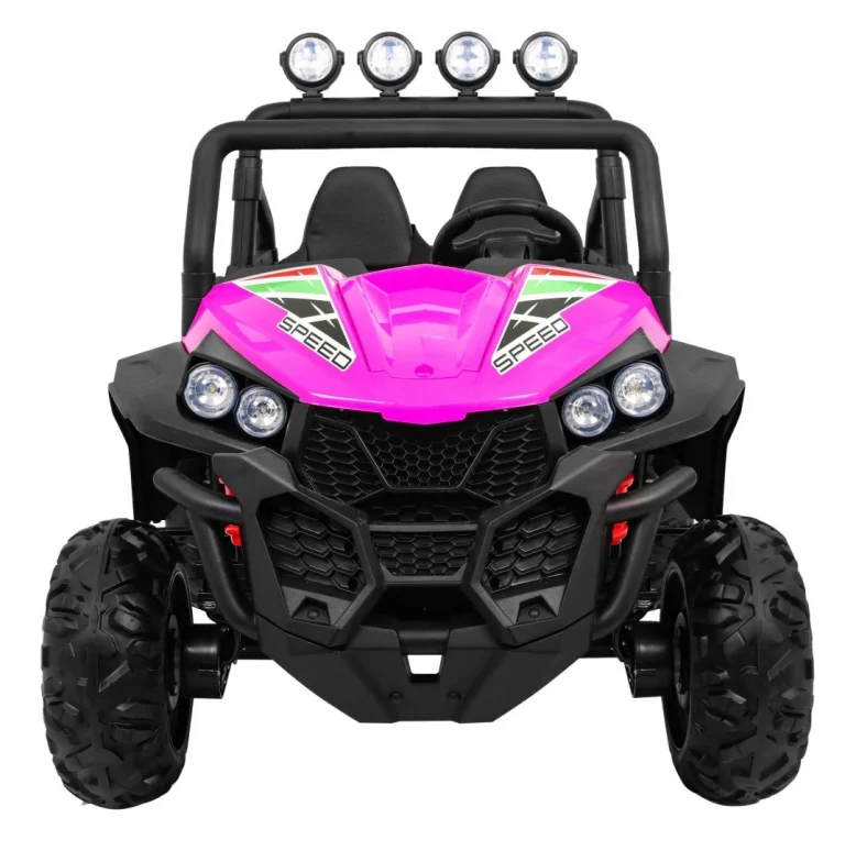Grand Buggy Strong Lift Za Djecu Roza + 4x4 Pogon + Daljinski Upravljač + Nosač Za Prtljagu + Mp3 3