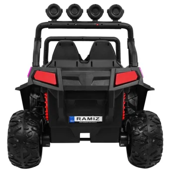 Grand Buggy Strong Lift Za Djecu Roza + 4x4 Pogon + Daljinski Upravljač + Nosač Za Prtljagu + Mp3 6