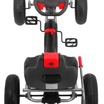 Grand Ride Pedalni Go Kart Za Djecu 3+ Crveni + Eva Kotači + Podesivo Sjedalo + Ručna Kočnica 4