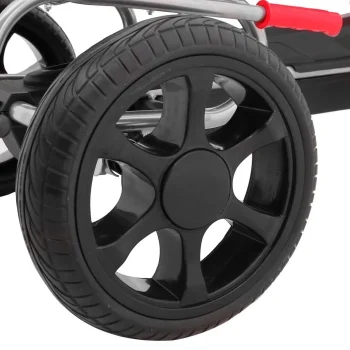 Grand Ride Pedalni Go Kart Za Djecu 3+ Crveni + Eva Kotači + Podesivo Sjedalo + Ručna Kočnica 6