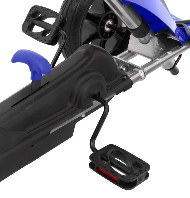 Grand Ride Pedalni Go Kart Za Djecu 3+ Plavi + Eva Kotači + Podesivo Sjedalo + Ručna Kočnica 10