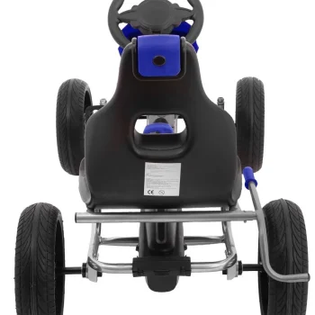 Grand Ride Pedalni Go Kart Za Djecu 3+ Plavi + Eva Kotači + Podesivo Sjedalo + Ručna Kočnica 3