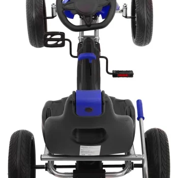 Grand Ride Pedalni Go Kart Za Djecu 3+ Plavi + Eva Kotači + Podesivo Sjedalo + Ručna Kočnica 4