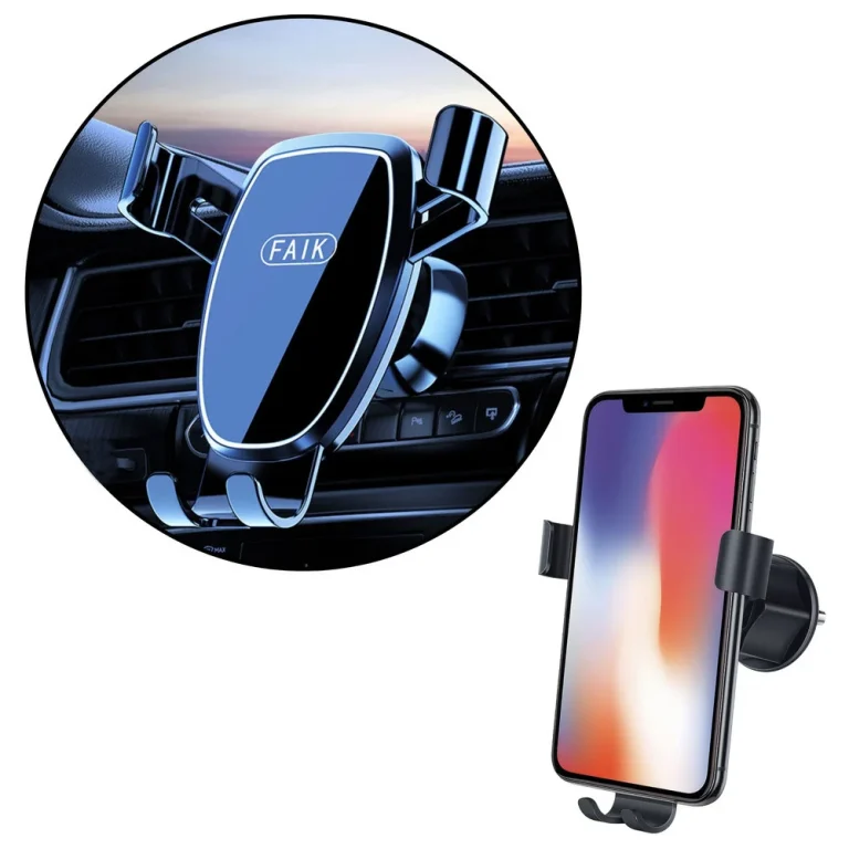 Gravity Držač Za Telefon Na Ventilaciju Crni 3