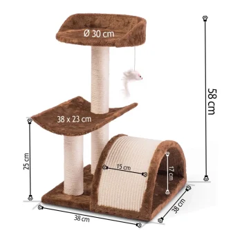 Grebalica Za Mačke 58 Cm Dr 254 Smeđa Pethaus 5
