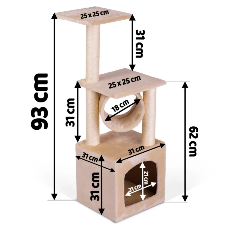Grebalica Za Mačke 93 Cm Dr 258 Krem Pethaus 5