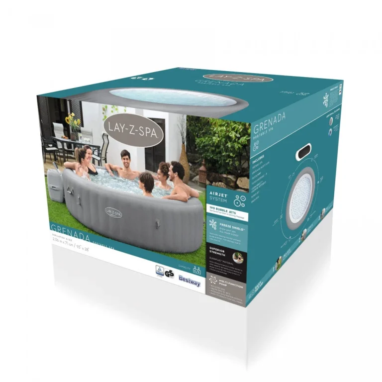 Grenada Lay Z Spa Airjet Jacuzzi Bestway Za 8 Osoba + Navlaka + Pumpa + Filter 10