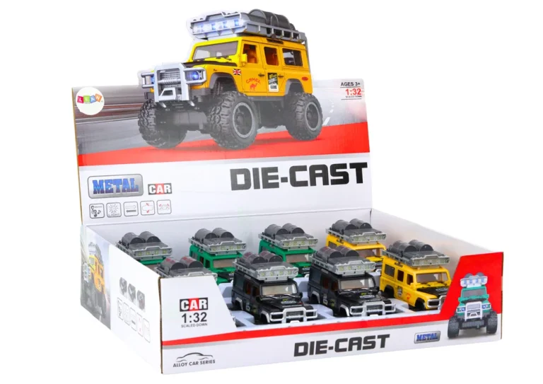 Guard Off Road Car 1:32 Metalni Pogon Svjetla Zvuci 5