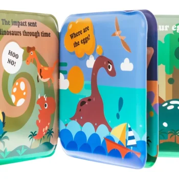 Gumene Lutke Za Prste Dinosauri + Knjižica 3+ 2
