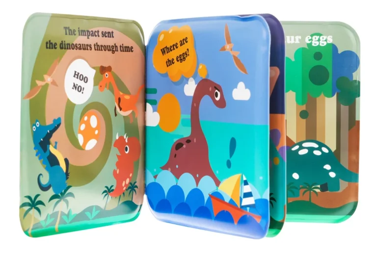 Gumene Lutke Za Prste Dinosauri + Knjižica 3+ 2
