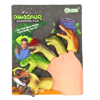 Gumene Senzorne Lutke Za Prste Dinosauri 5 Kom 3