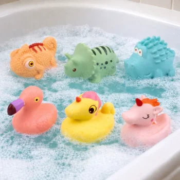 Gumene životinje Za Kupanje Pastelne 6 Kom 3