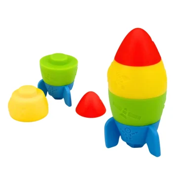 Gumeni Blokovi Raketa I Toranj šareni 11 Kom 3