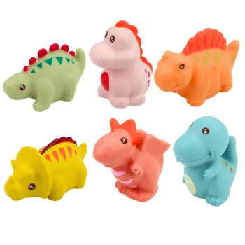 Gumeni Dinosauri Za Kupanje Pastelni 6 Kom 2