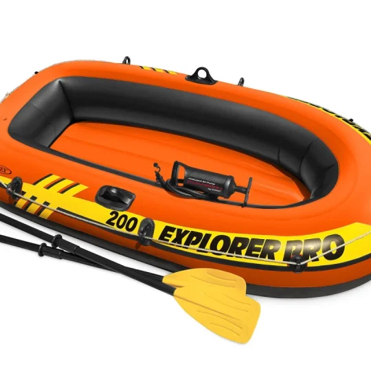 Gumenjak Explorer Pro 200 Set 196 × 102 × 33 Cm Vesla + Pumpa Intex 58357 1